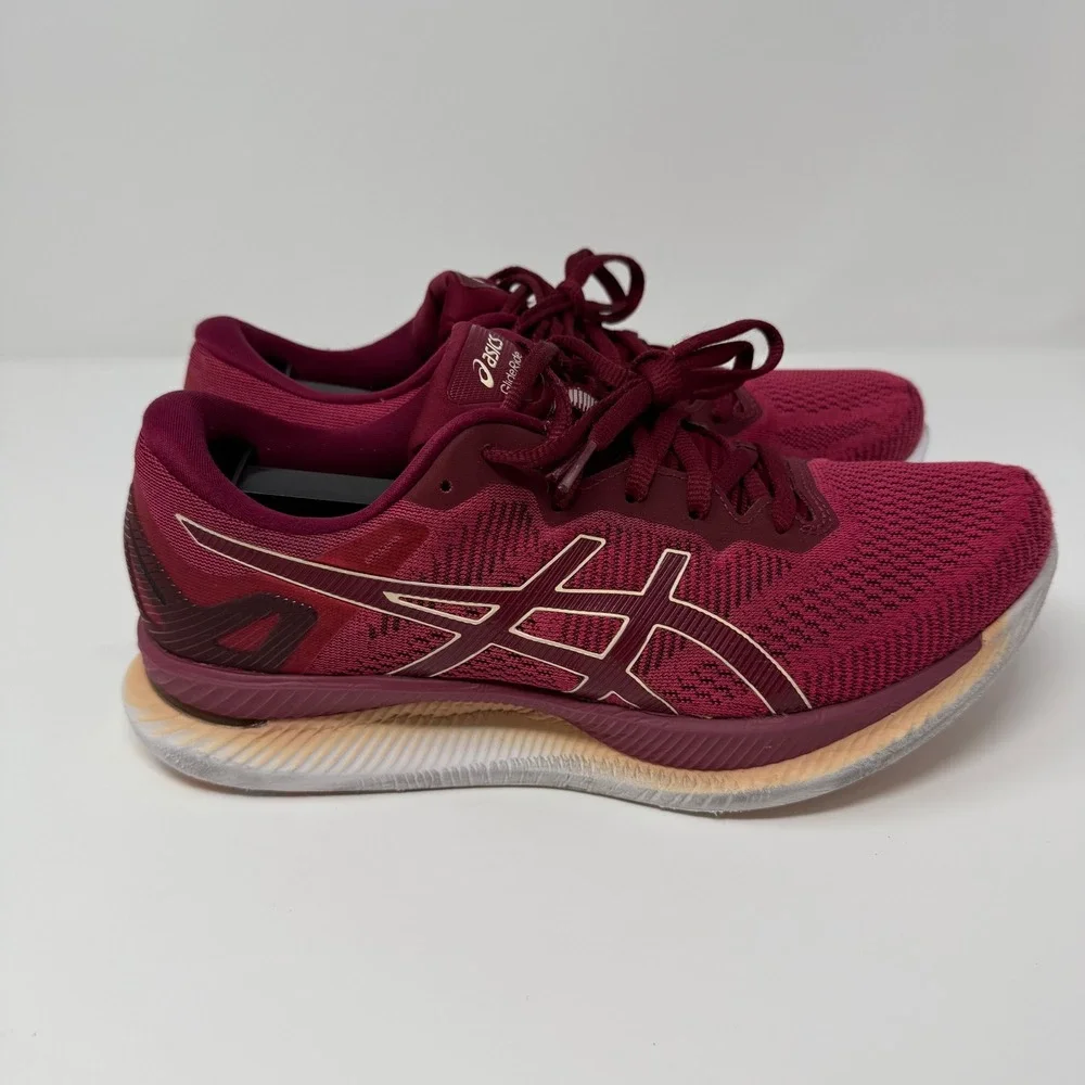 Asics Running Shoes Size 10 Glideride 1012A699 Rose‎ Peral/Breeze 25.5cm Women's